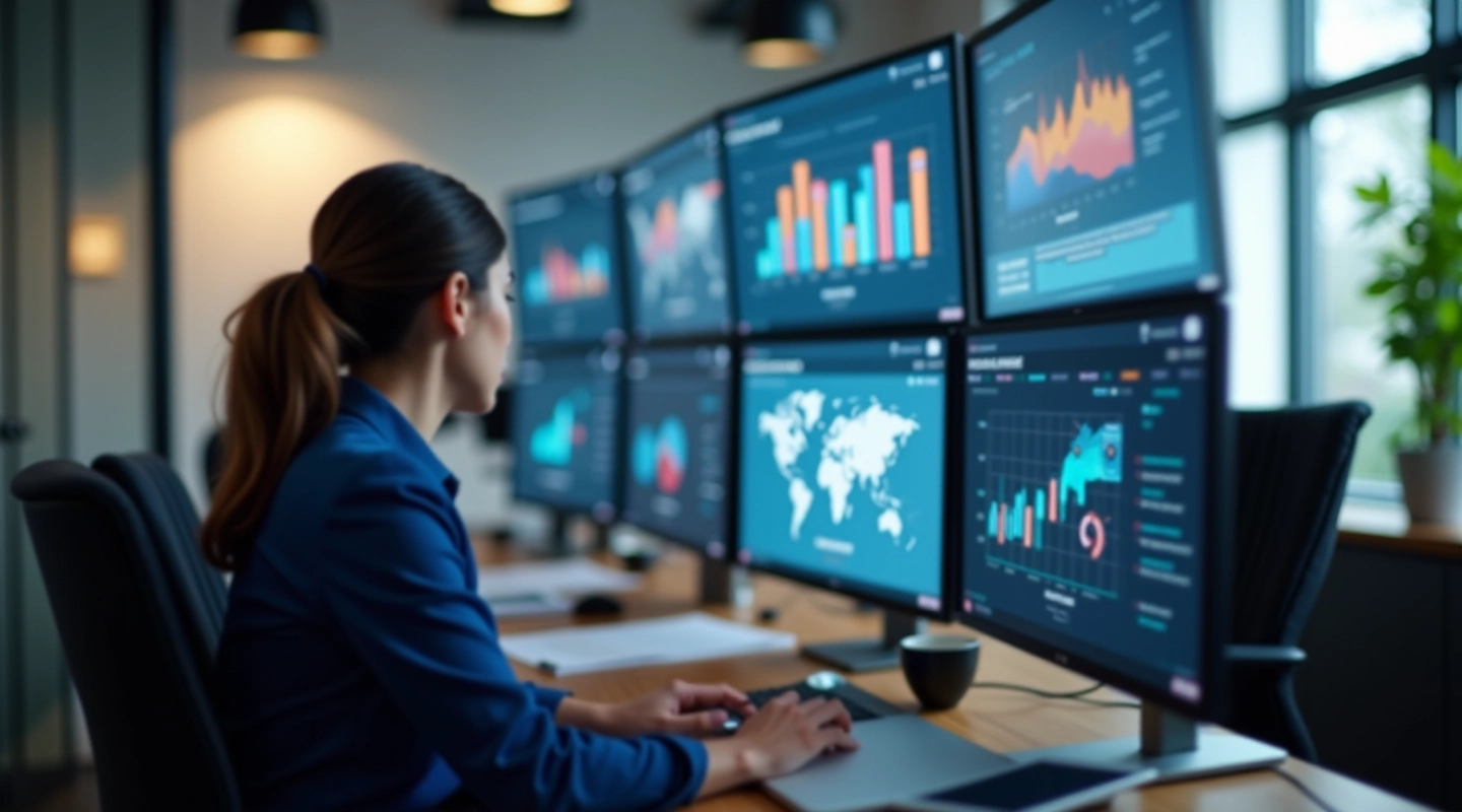 KeywordFlow Analytics workspace with keyword research dashboards